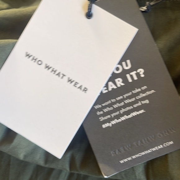 Who What Wear tie front midi skirt 10 - Picture 8 of 9